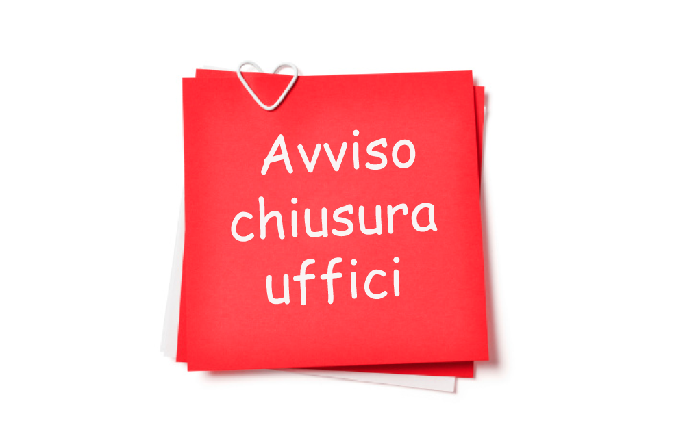 Chiusura al pubblico Sportello Residenze, Cambi d'abitazione, Aire 6 Ottobre 2025 ore 15:30 alle 17:00