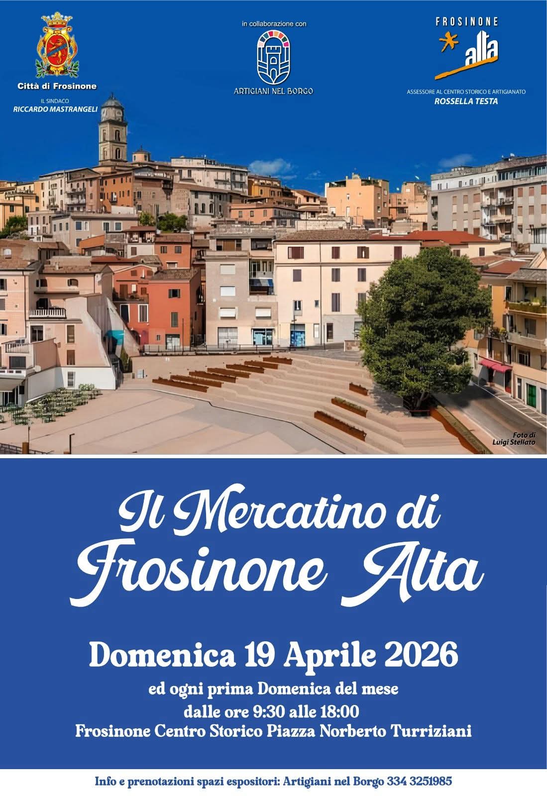 Domenica il mercatino di Frosinone Alta